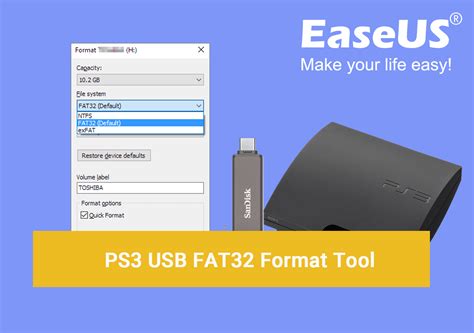 format usb for ps3|More.